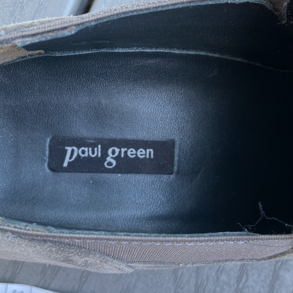 PAUL GREEN Women’s Suede Ankle Boots Grey Size 7 - Picture 10 of 12